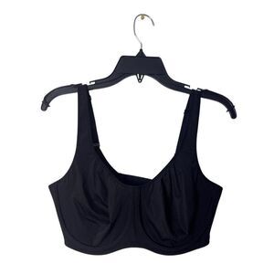 Delimira Full Coverage Underwired Bra Black 40DD Adjustable Straps